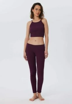 Ripp-Jersey Crop Top Aus Bio-Baumwolle - Aubergine -Grundstoff Verkaufsladen Leela Cotton Bio Baumwolle 1515 028 1280x1280
