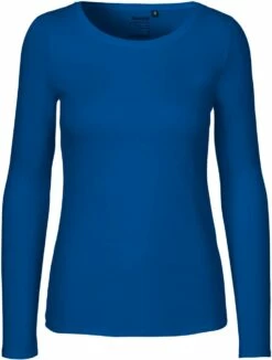 Neutral Longsleeve Aus Fairtrade Bio-Baumwolle - Royal Blue