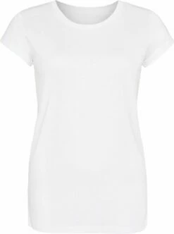 Roll Sleeve T-Shirt - White