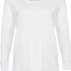 Loose Fit Longsleeve - White -Grundstoff Verkaufsladen M97 white nachhaltiges Longsleeve fuer Damen weiss aus zertifizierter Bio Baumwolle vegan 1280x1280