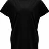 Mela Fairtrade T-Shirt Madhu Aus Bio-Baumwolle - Schwarz -Grundstoff Verkaufsladen Madhu black Damen T shirt Fairtrade schwarz bio baumwolle nachhaltig vegan 1280x1280