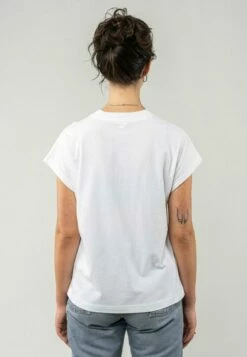 Mela Fairtrade T-Shirt Madhu Aus Bio-Baumwolle - Weiss -Grundstoff Verkaufsladen Madhu white nachhaltiges shirt Frauen Fairtrade versandkostenfrei 1280x1280