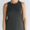 Yoga Tanktop Aus Modal & Rec. Polyester - Pirate Black