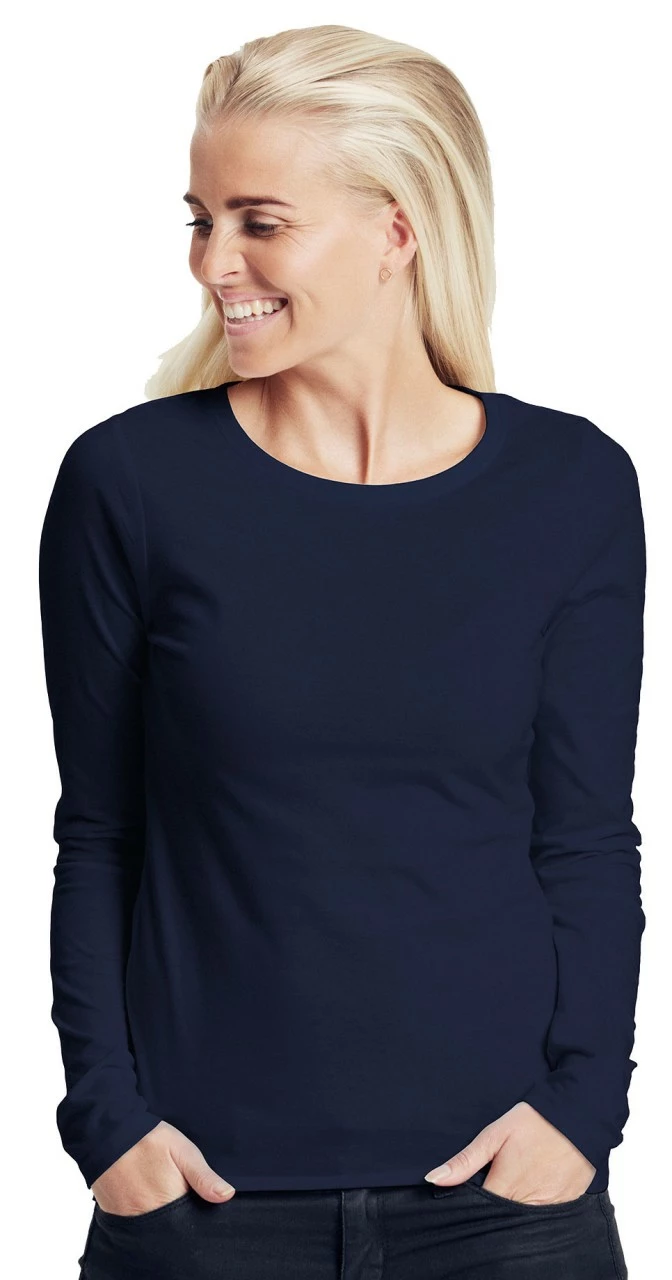Neutral Longsleeve Aus Fairtrade Bio-Baumwolle - Navy 6 Neutral Longsleeve Aus Fairtrade Bio-Baumwolle - Navy – Bild 4