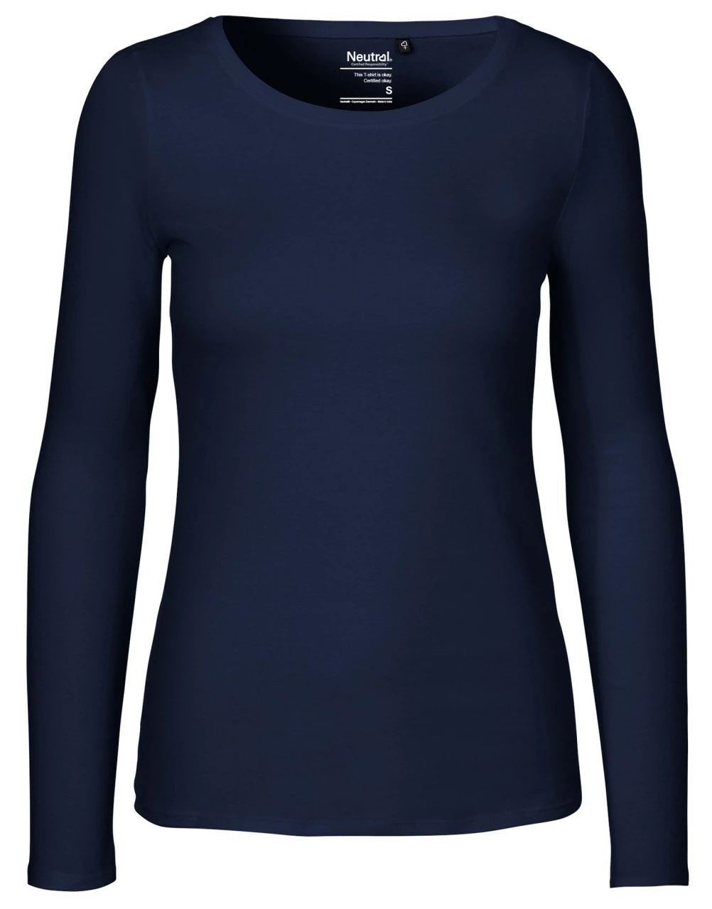 Neutral Longsleeve Aus Fairtrade Bio-Baumwolle - Navy 3 Neutral Longsleeve Aus Fairtrade Bio-Baumwolle - Navy
