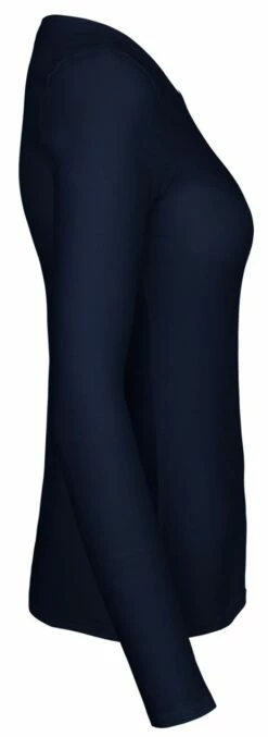 Neutral Longsleeve Aus Fairtrade Bio-Baumwolle - Navy 8 Neutral Longsleeve Aus Fairtrade Bio-Baumwolle - Navy -Grundstoff Verkaufsladen NAV side DA Langarm Shirt schadstoffarm O81050 1280x1280