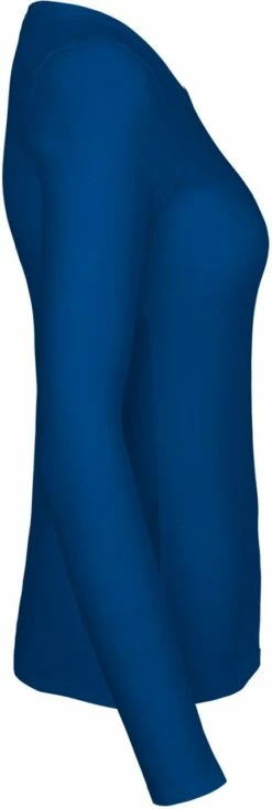 Neutral Longsleeve Aus Fairtrade Bio-Baumwolle - Royal Blue -Grundstoff Verkaufsladen Neutal Longsleeve royal blue Bio Baumwolle Fairtrade seitlich 1280x1280