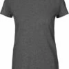 Neutral Fitted T-Shirt Aus Fairtrade Bio-Baumwolle - Dark Heather -Grundstoff Verkaufsladen O81001 Damen T Shirt Slim Fit Bio Baumwolle 1280x1280