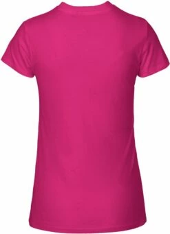 Neu eingetroffen -Grundstoff Verkaufsladen O81001 Fitted Shirt Bio Baumwolle pink back 1280x1280