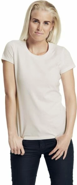 Neutral Fitted T-Shirt Aus Fairtrade Bio-Baumwolle - Natural -Grundstoff Verkaufsladen O81001 Fitted Shirt Women Fairtrade natural 1280x1280