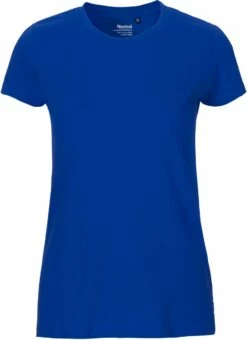 Neutral Fitted T-Shirt Aus Fairtrade Bio-Baumwolle - Royal Blue