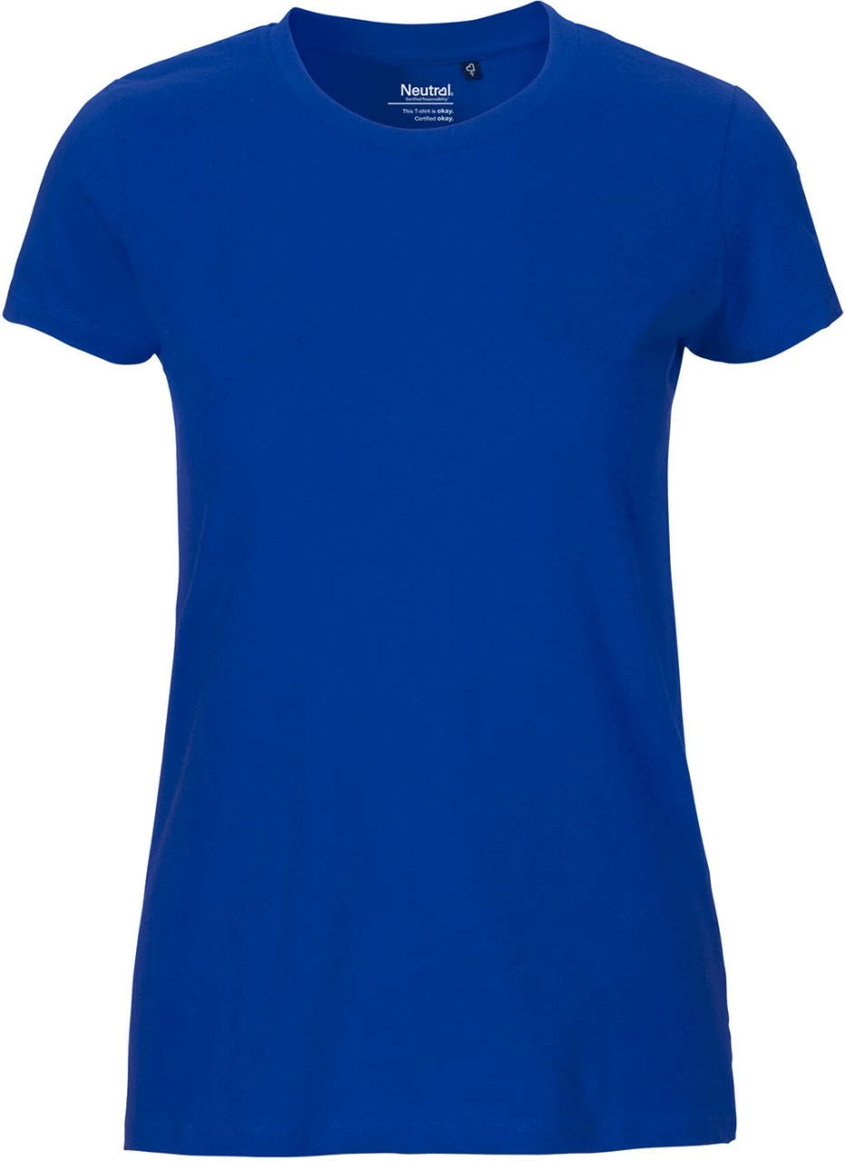 Neutral Fitted T-Shirt Aus Fairtrade Bio-Baumwolle - Royal Blue 3 Neutral Fitted T-Shirt Aus Fairtrade Bio-Baumwolle - Royal Blue
