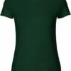 Neutral Fitted T-Shirt Aus Fairtrade Bio-Baumwolle - Bottle Green -Grundstoff Verkaufsladen O81001 Fitted T Shirt Frauen bottle green Bio Baumwolle 1280x1280