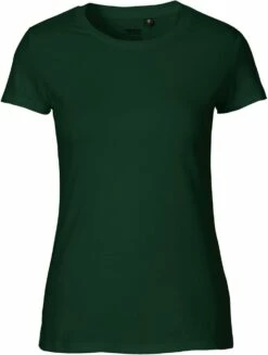 Neutral Fitted T-Shirt Aus Fairtrade Bio-Baumwolle - Bottle Green