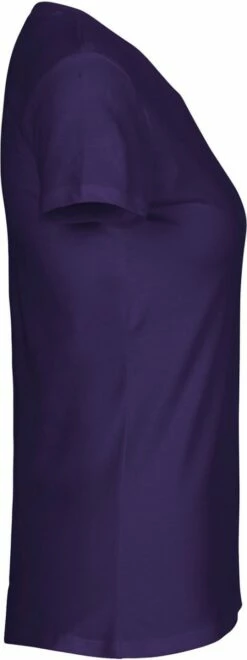Neutral Fitted T-Shirt Aus Fairtrade Bio-Baumwolle - Purple -Grundstoff Verkaufsladen O81001 Frauen Shirt koerpernah geschnitten Neutral side 1280x1280
