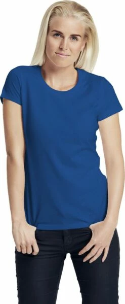 Neutral Fitted T-Shirt Aus Fairtrade Bio-Baumwolle - Royal Blue 9 Neutral Fitted T-Shirt Aus Fairtrade Bio-Baumwolle - Royal Blue -Grundstoff Verkaufsladen O81001 Frauen T Shirt fitted Bio Baumwolle blau 1280x1280