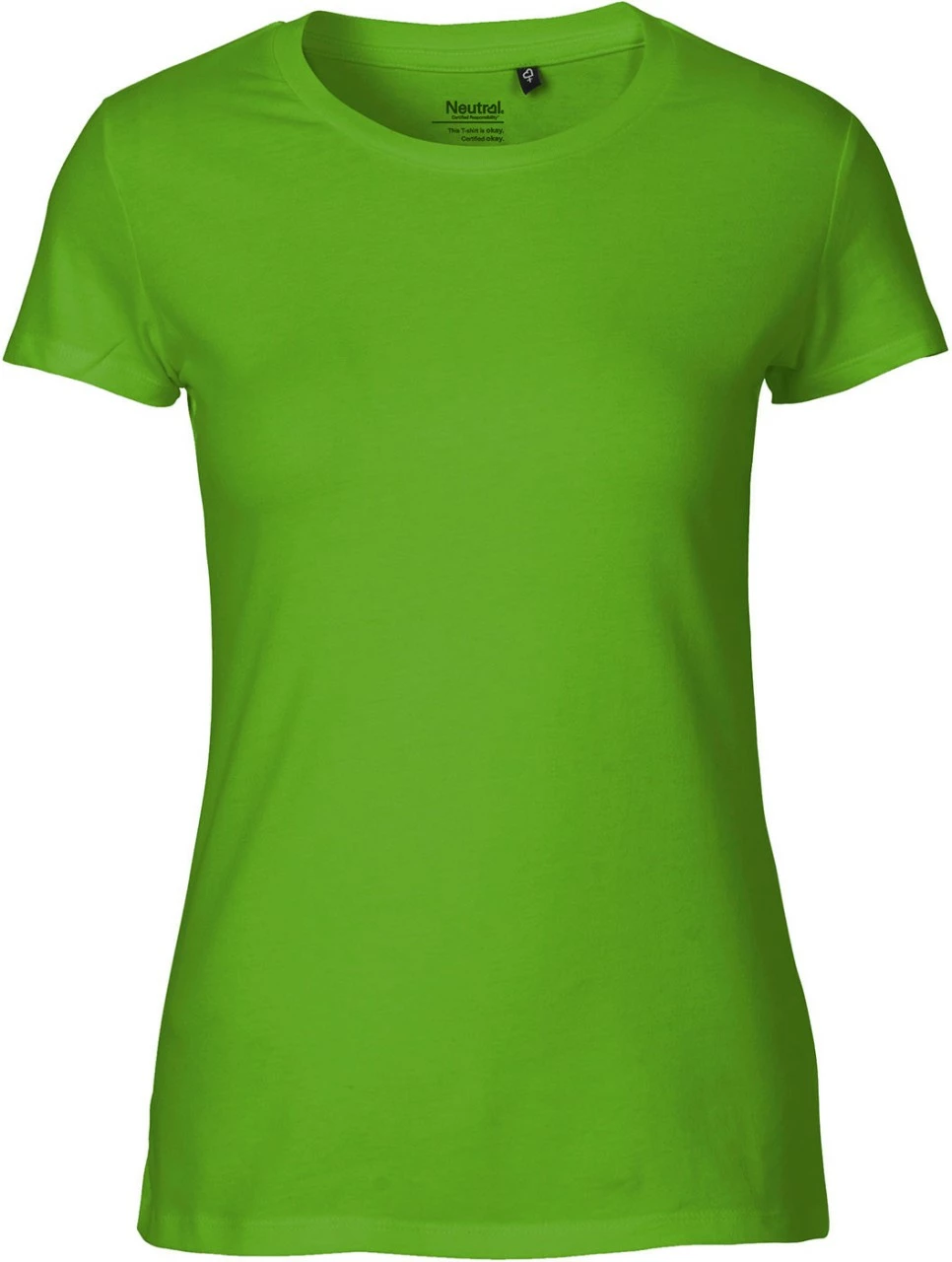 Neutral Fitted T-Shirt Aus Fairtrade Bio-Baumwolle - Lime 3 Neutral Fitted T-Shirt Aus Fairtrade Bio-Baumwolle - Lime