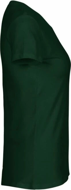 Neutral Fitted T-Shirt Aus Fairtrade Bio-Baumwolle - Bottle Green -Grundstoff Verkaufsladen O81001 T Shirt faire Herstellung Damen side 1280x1280