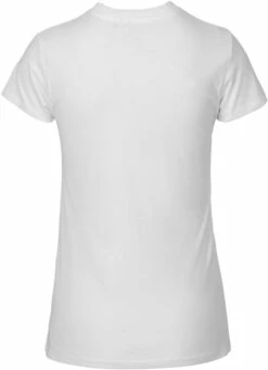 Neutral Fitted T-Shirt Aus Fairtrade Bio-Baumwolle - White -Grundstoff Verkaufsladen O81001 Tailliertes Rundhals Shirt bio back 1280x1280