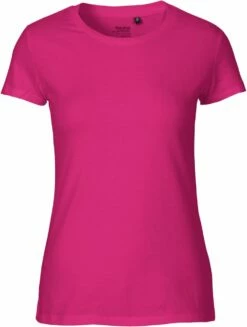 Neutral Fitted T-Shirt Aus Fairtrade Bio-Baumwolle - Pink
