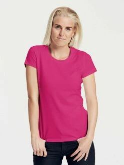 Neutral Fitted T-Shirt Aus Fairtrade Bio-Baumwolle - Pink -Grundstoff Verkaufsladen O81001 Women Fitted T Shirt pink Neutral fair 1280x1280
