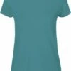 Neutral Fitted T-Shirt Aus Fairtrade Bio-Baumwolle - Teal -Grundstoff Verkaufsladen O81001 teal figurbetontes Damenshirt aus reiner zertifizierter Bio Baumwolle Rundhalsausschnitt mit feinem Rippbuendchen petrol 1280x1280