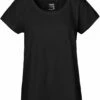 Neutral Loose Fit T-Shirt Aus Fairtrade Bio-Baumwolle - Black -Grundstoff Verkaufsladen O81003 bla Loose Fit Damen Shirt aus Fairtrade Bio Baumwolle schwarz von Neutral vegan 1280x1280