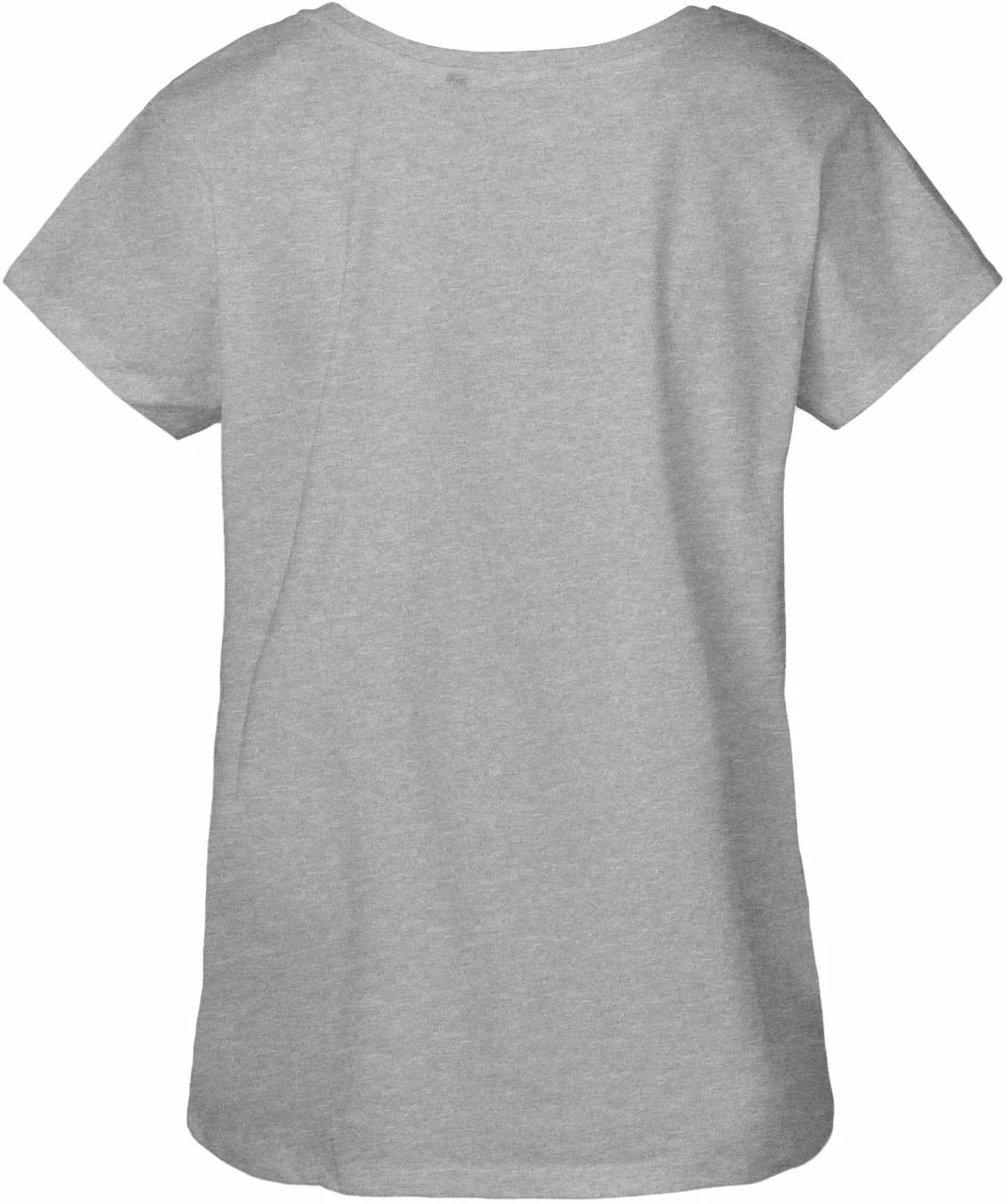 Neutral Loose Fit T-Shirt Aus Fairtrade Bio-Baumwolle - Grau Meliert 4 Neutral Loose Fit T-Shirt Aus Fairtrade Bio-Baumwolle - Grau Meliert – Bild 2