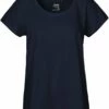 Neutral Loose Fit T-Shirt Aus Fairtrade Bio-Baumwolle - Navy -Grundstoff Verkaufsladen O81003 nav Bio Baumwoll Shirt fuer Damen Loose Fit mit weitem Rundhalsausschnitt Fairtrade vegan 1280x1280