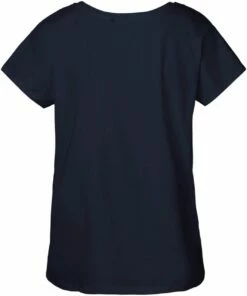 Neutral Loose Fit T-Shirt Aus Fairtrade Bio-Baumwolle - Navy -Grundstoff Verkaufsladen O81003 nav Fairtrade Damen Shirt navyblau aus zertifizierter Bio Baumwolle lockere Passform vegan 1280x1280