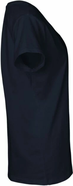 Neutral Loose Fit T-Shirt Aus Fairtrade Bio-Baumwolle - Navy -Grundstoff Verkaufsladen O81003 nav Loose Fit T Shirt aus reiner Bio Baumwolle Seitenansicht faire Mode von Neutral 1280x1280