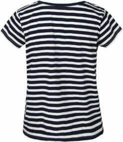 Neutral Loose Fit T-Shirt Aus Fairtrade Bio-Baumwolle - Navy/weiss -Grundstoff Verkaufsladen O81003 nw Fairtrade T Shirt Damen aus zertifizierter Bio Baumwolle oekofair produziert von Neutral lockere Passform 1280x1280