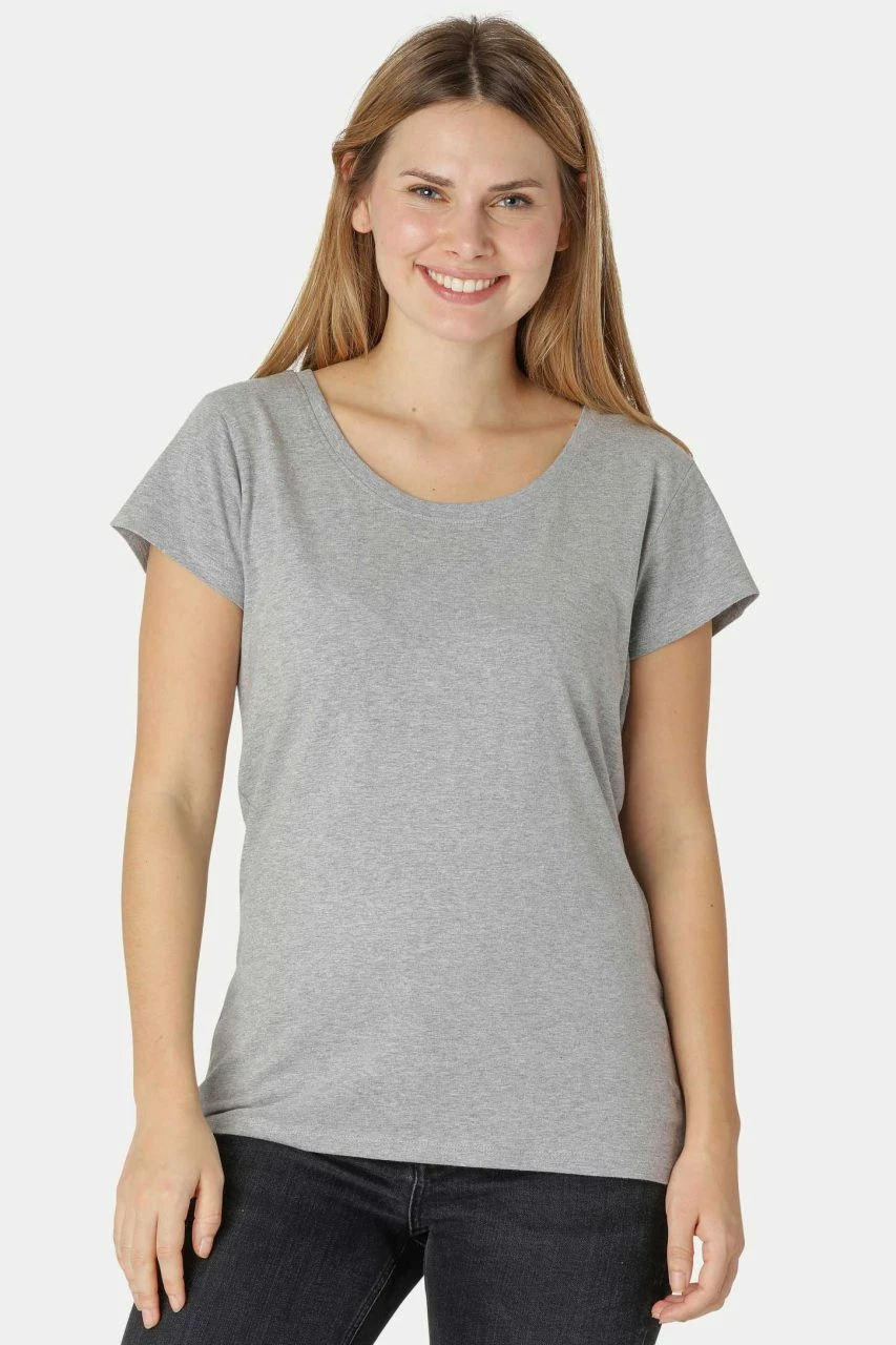 Neutral Loose Fit T-Shirt Aus Fairtrade Bio-Baumwolle - Grau Meliert 6 Neutral Loose Fit T-Shirt Aus Fairtrade Bio-Baumwolle - Grau Meliert – Bild 4