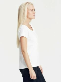 Neutral Loose Fit T-Shirt Aus Fairtrade Bio-Baumwolle - White -Grundstoff Verkaufsladen O81003 wht weisses Loose Fit Damen Shirt vegan nachhaltig von Neutral 1280x1280