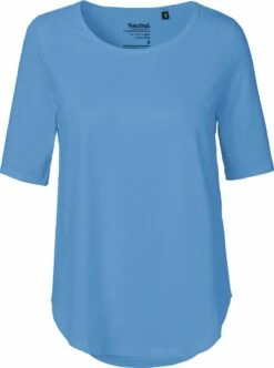 Neutral Half Sleeve T-Shirt Aus Bio-Baumwolle Fairtrade - Dusty Indigo