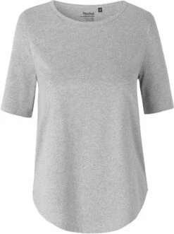 Neutral Half Sleeve T-Shirt Aus Bio-Baumwolle Fairtrade - Grau Meliert