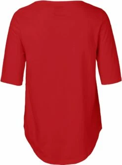 Neutral Half Sleeve T-Shirt Aus Bio-Baumwolle Fairtrade - Red -Grundstoff Verkaufsladen O81004 Red Neutral Damen Oeko Shirt Halbarm back rot Fair Fashion umweltbewusst 1280x1280