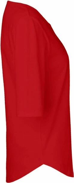 Neutral Half Sleeve T-Shirt Aus Bio-Baumwolle Fairtrade - Red -Grundstoff Verkaufsladen O81004 Red Neutral Half Sleeve Shirt side runder Saum zertifiziert hochwertig biologisch fair 1280x1280