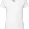 Neutral Organic Fitted V-Neck T-Shirt Fairtrade - Weiss -Grundstoff Verkaufsladen O81005 Frauen Shirt weiss 1280x1280