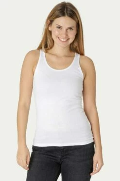 Neutral Top Aus Fairtrade Bio-Baumwolle - Weiss -Grundstoff Verkaufsladen O81300 Damen Tank Top Neutral GOTS Biobaumwolle 1280x1280