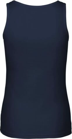 Neutral Top Aus Fairtrade Bio-Baumwolle - Navy -Grundstoff Verkaufsladen O81300 Traeger Top dunkelblau leicht tailliert back 1280x1280