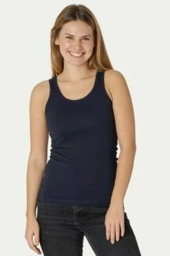 Neutral Top Aus Fairtrade Bio-Baumwolle - Navy -Grundstoff Verkaufsladen O81300 Damen Tanktop Biobaumwolle GOTS 1280x1280