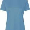 Neutral Performance T-Shirt Aus Recyceltem Polyester - Dusty Indigo -Grundstoff Verkaufsladen R81001 dind oekofaires Sportshirt Damen von Neutral aus post consumer PET Flaschen vegan dusty indigo 1280x1280