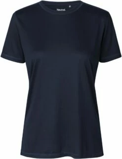 Neutral Performance T-Shirt Aus Recyceltem Polyester - Navy