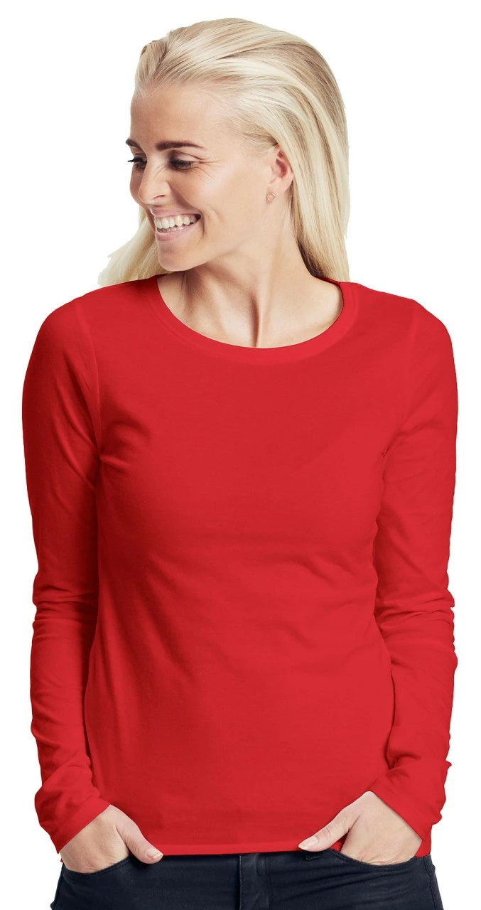 Neutral Longsleeve Aus Fairtrade Bio-Baumwolle - Rot 6 Neutral Longsleeve Aus Fairtrade Bio-Baumwolle - Rot – Bild 4