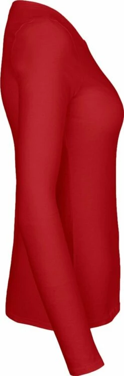 Neutral Longsleeve Aus Fairtrade Bio-Baumwolle - Rot 8 Neutral Longsleeve Aus Fairtrade Bio-Baumwolle - Rot -Grundstoff Verkaufsladen RED side DA Langarm Shirt fair produziert O81050 1280x1280