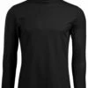 Rollkragen-Langarmshirt - Schwarz -Grundstoff Verkaufsladen Rollkragen Longsleeve schwa 1280x1280