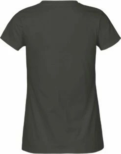 Neutral Classic T-Shirt Aus Fairtrade Bio-Baumwolle - Charcoal -Grundstoff Verkaufsladen Rueckansicht Bio Baumwoll T Shirt Neutral O80001 charcoal 1280x1280