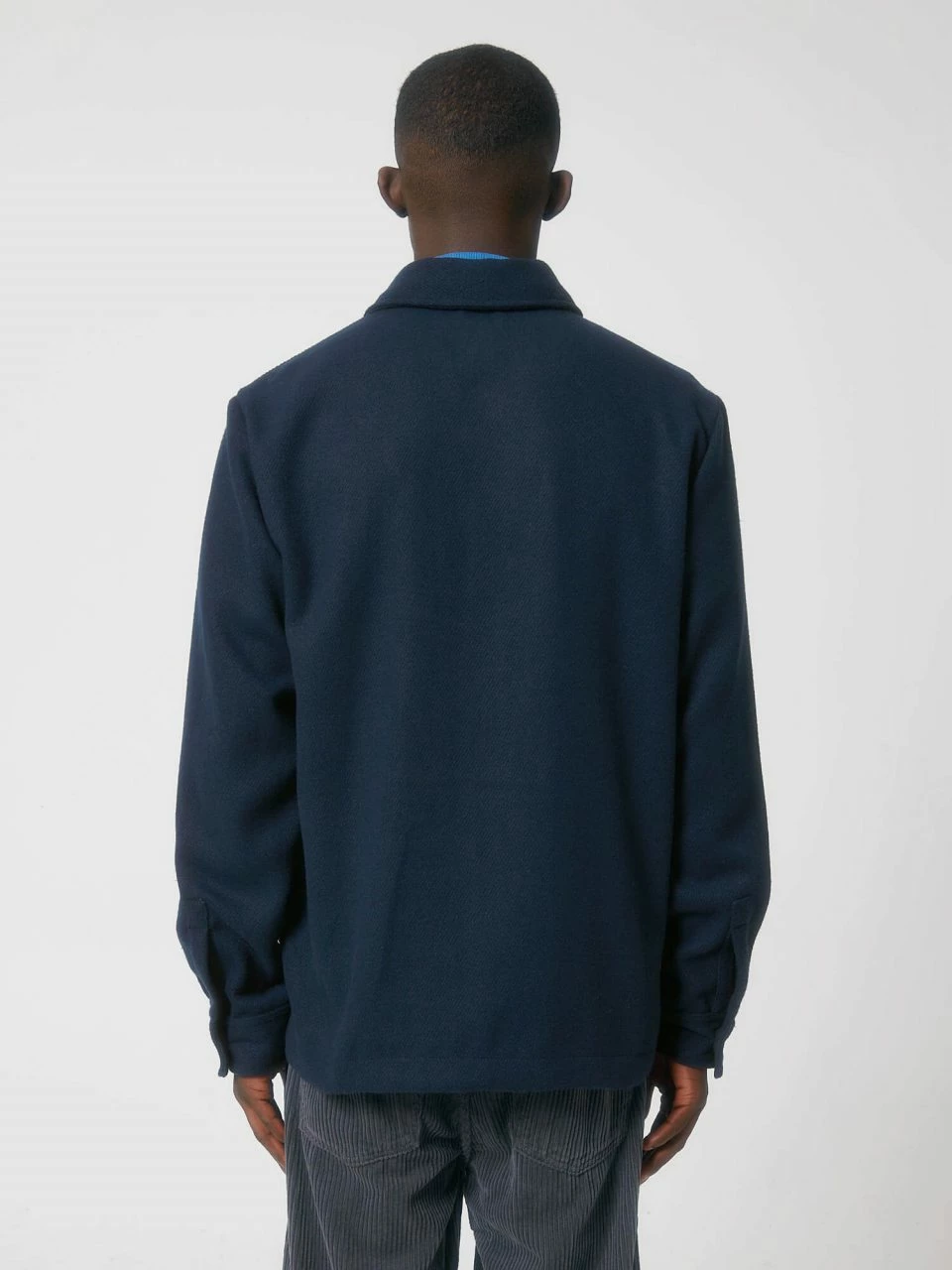 Unisex Twill Overshirt Aus Recyceltem Polyester - French Navy 8 Unisex Twill Overshirt Aus Recyceltem Polyester - French Navy – Bild 6