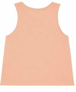 Kurzes Tank-Top Aus Bio-Baumwolle - Fraiche Peche -Grundstoff Verkaufsladen Rueckansicht cropped Top vegan W038 101 1280x1280
